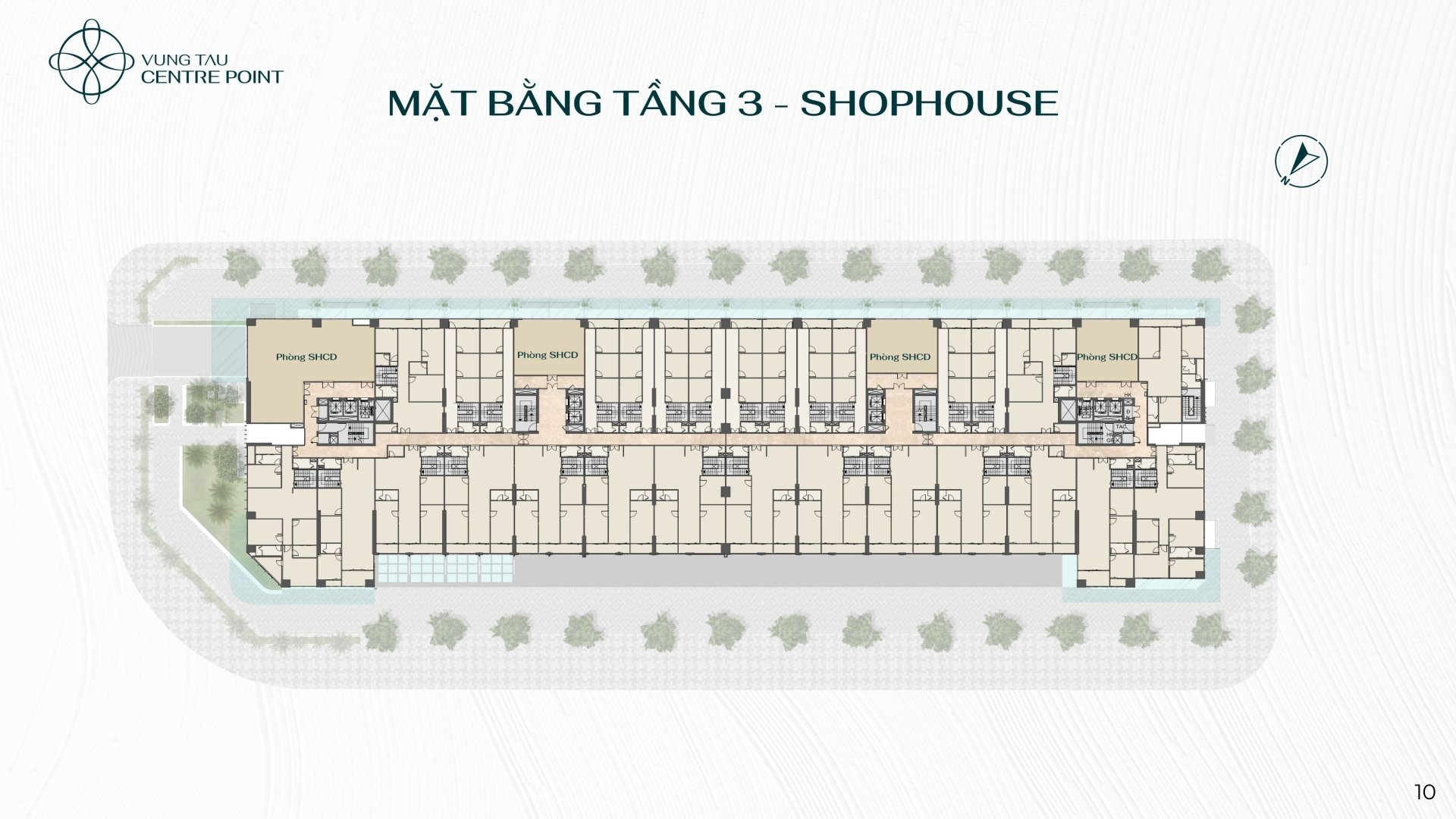 Mặt bằng tầng 3 Vũng Tàu Centre Point