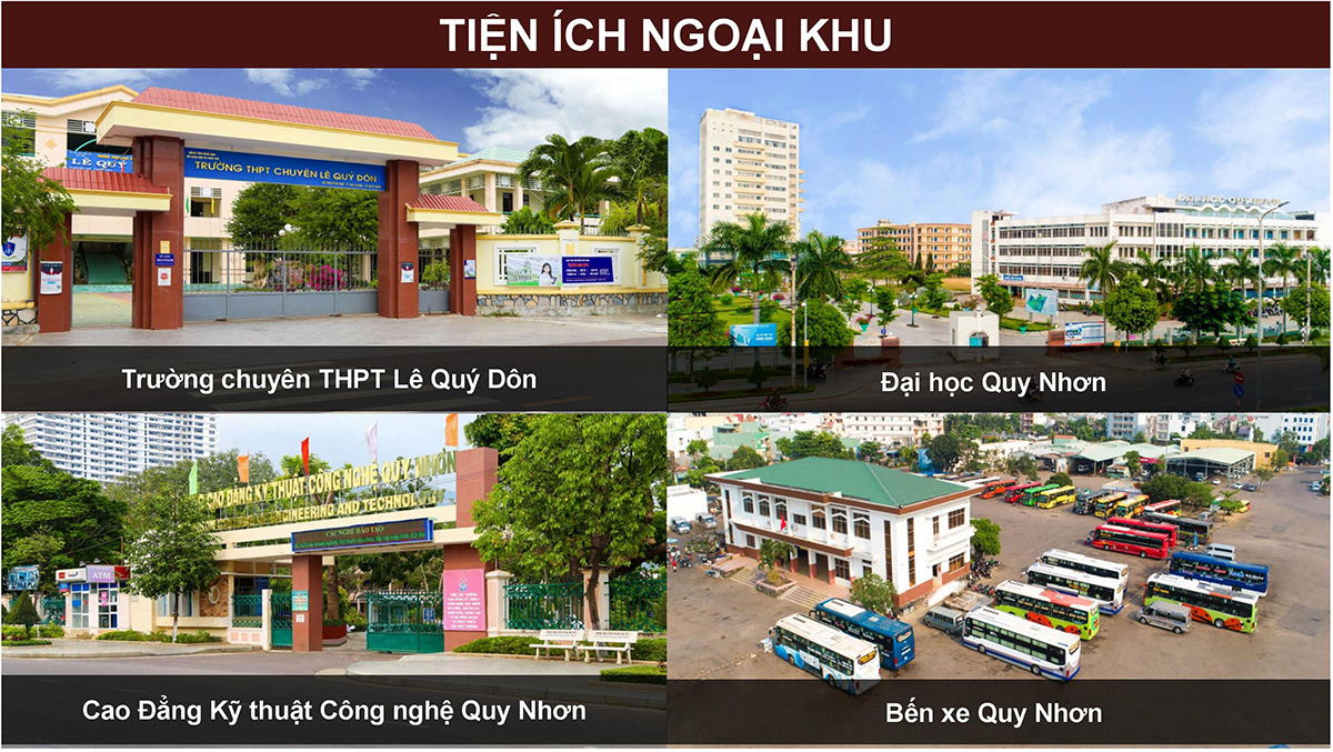 Tiện ích ngoại khu Richmond Quy Nhơn