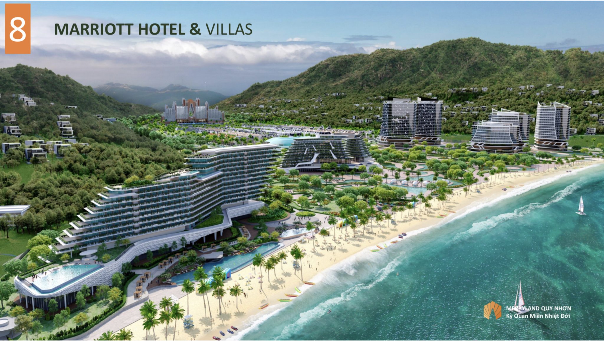 Phân khu Marriot Hotel & Villas tại Merryland Quy Nhơn