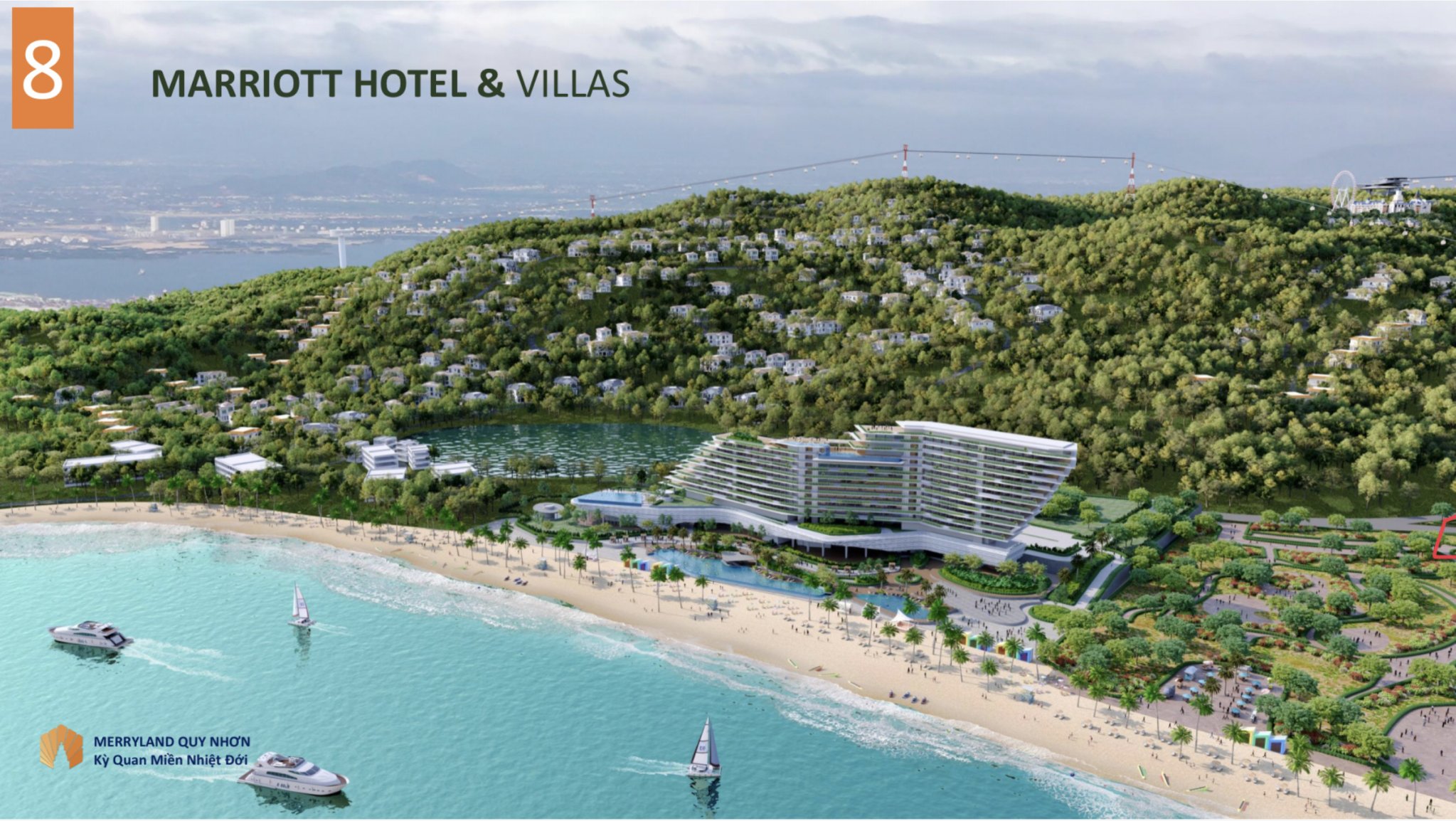 Phân khu Marriot Hotel & Villas tại Merryland Quy Nhơn