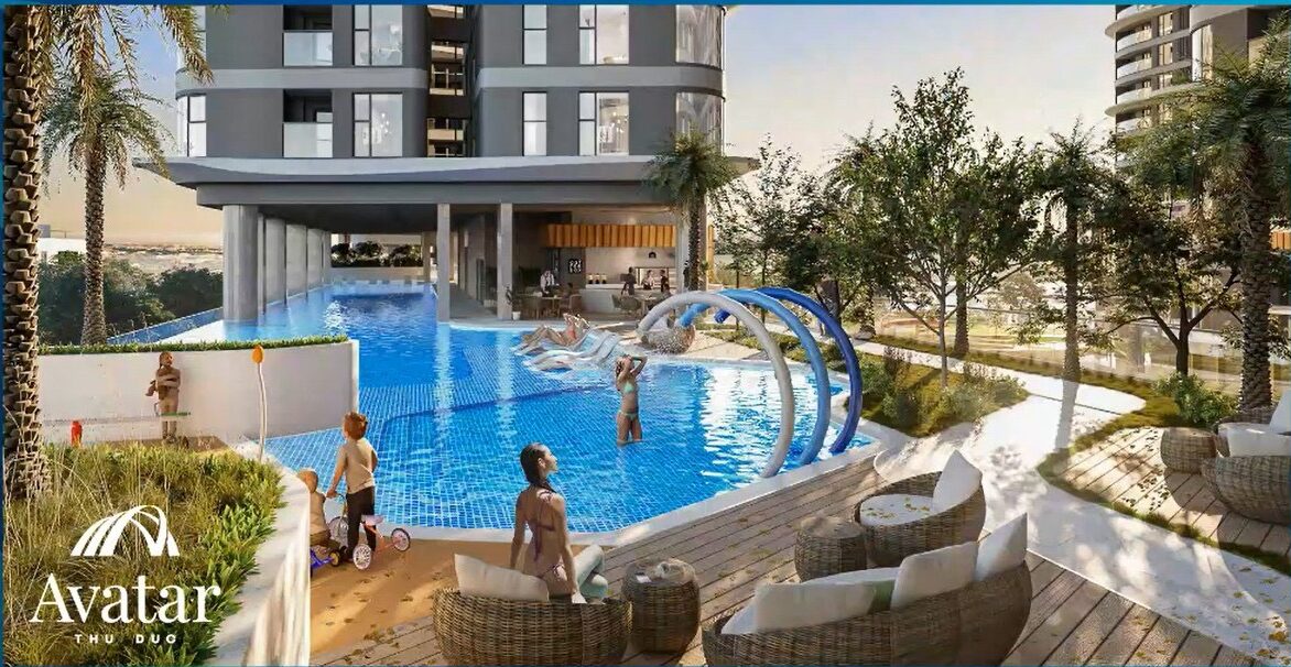 Hồ bơi tràn 500m2 Avatar Thủ Đức