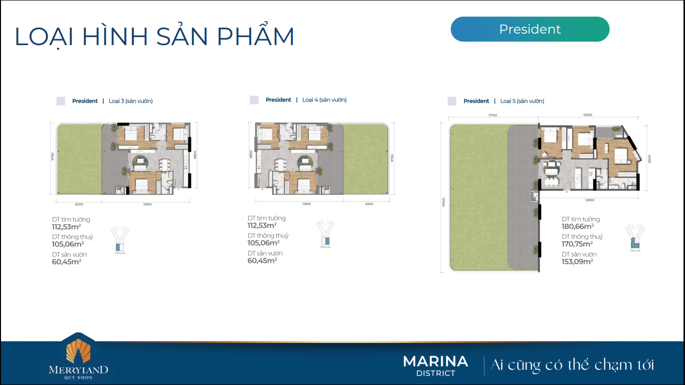 Căn hộ sân vườn Marina District