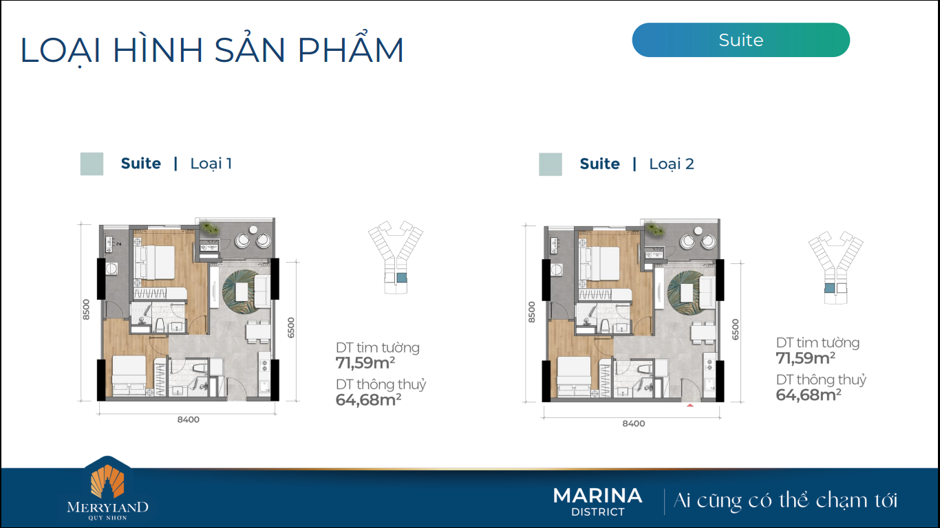Căn hộ 2PN Marina District