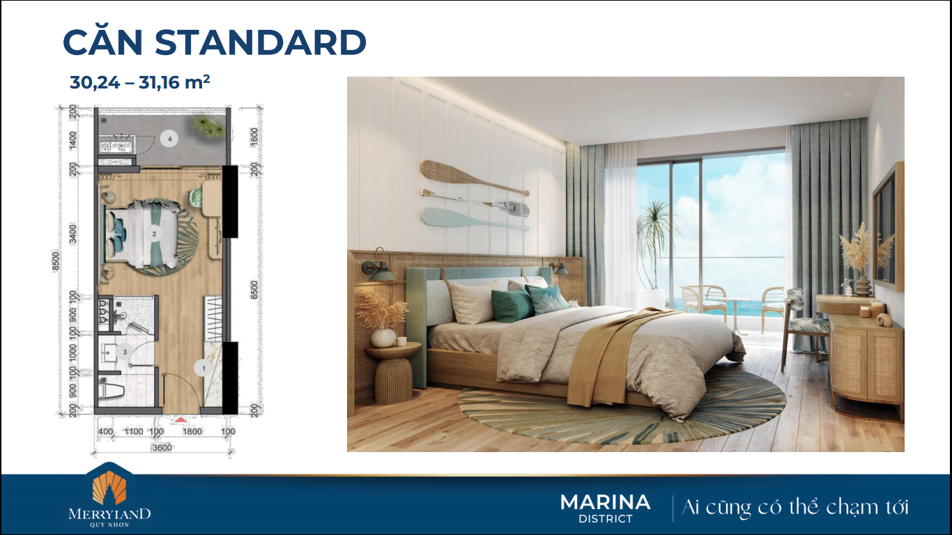 Căn hộ Studio Marina District