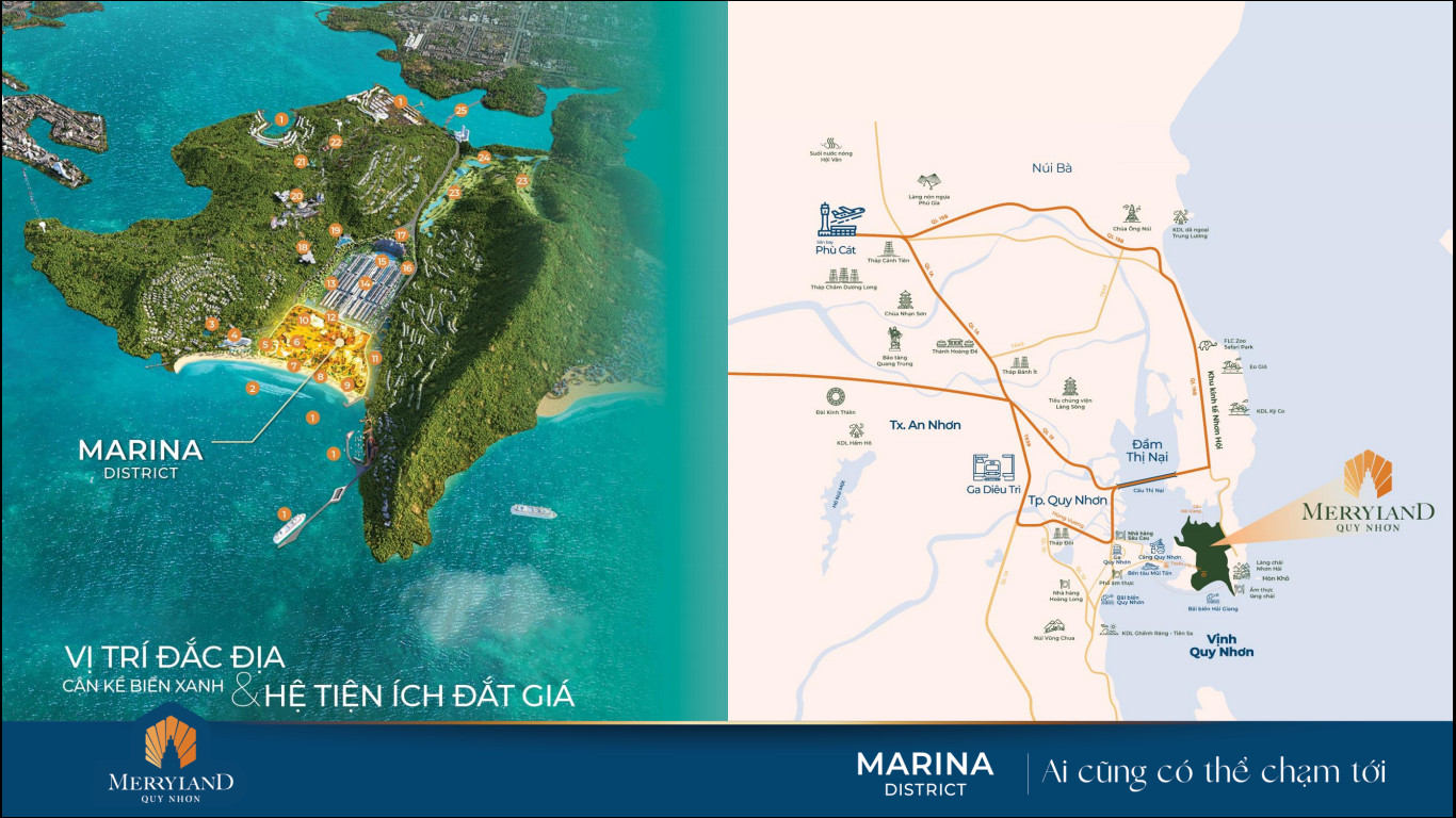 Vị trí Căn hộ Marina District